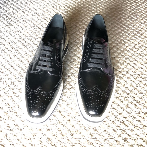 BRAND NEW PRADA perforated platform shoes! - Picture 2 of 6